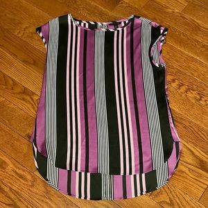 Like new! Banana Republic, size M, high-low striped blouse